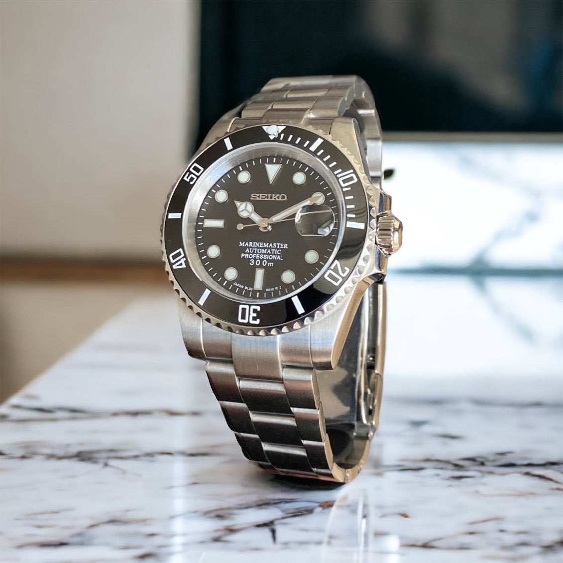 SEIKO MOD SUBMARINER BLACK