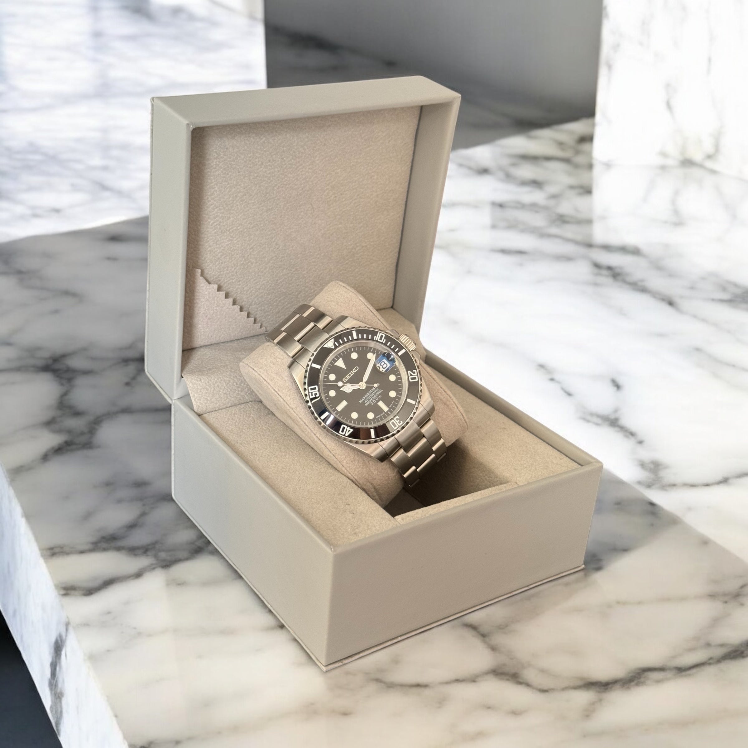 SEIKO MOD SUBMARINER BLACK