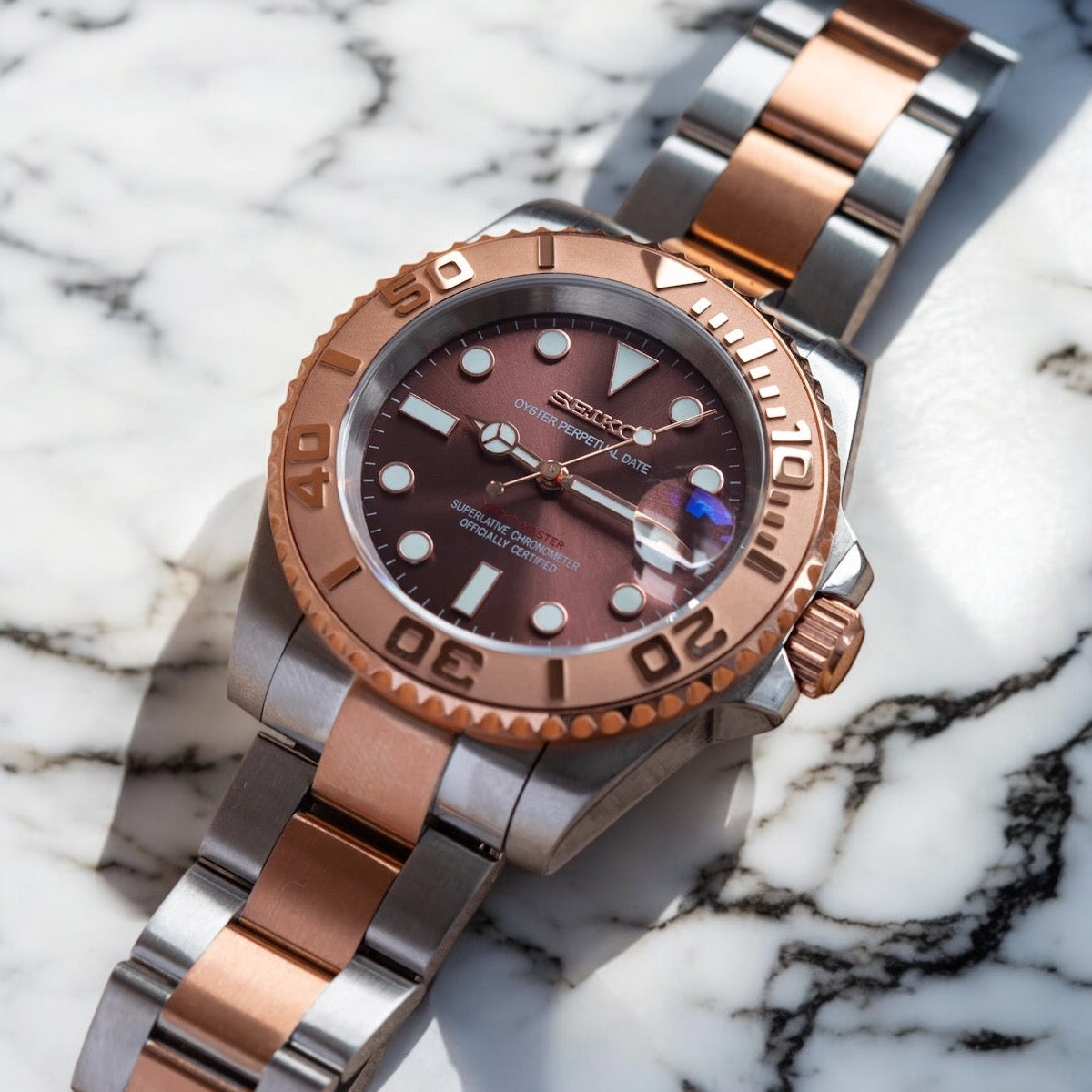 SEIKO MOD YACHT | ROSE GOLD
