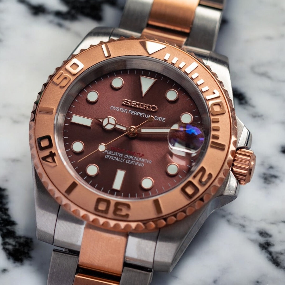 SEIKO MOD YACHT | ROSE GOLD