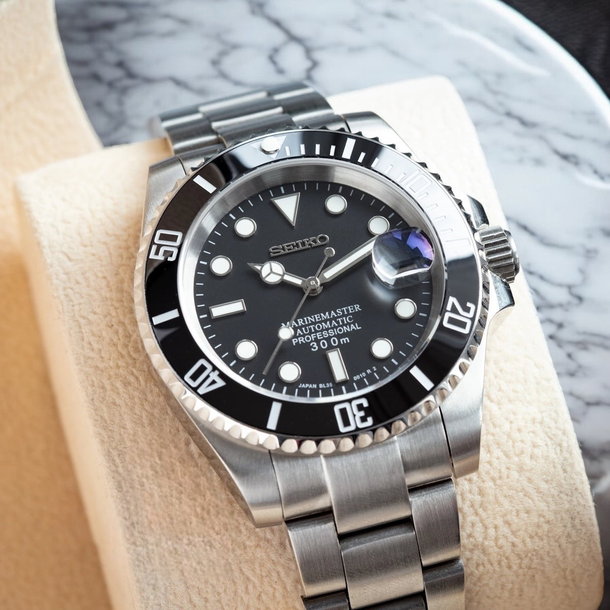 SEIKO MOD SUBMARINER BLACK
