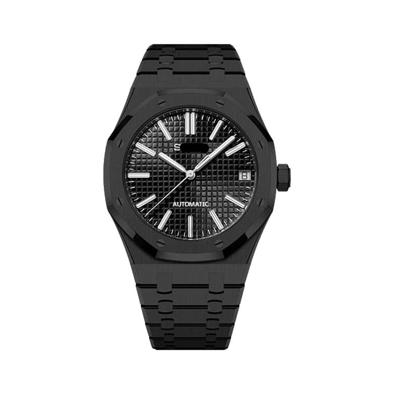 SEIKO MOD ROYAL OAK | FULL BLACK