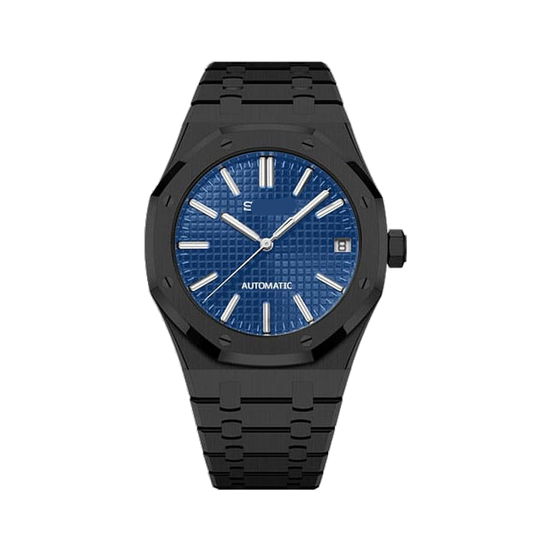 SEIKO MOD ROYAL OAK | BLACK AND BLUE