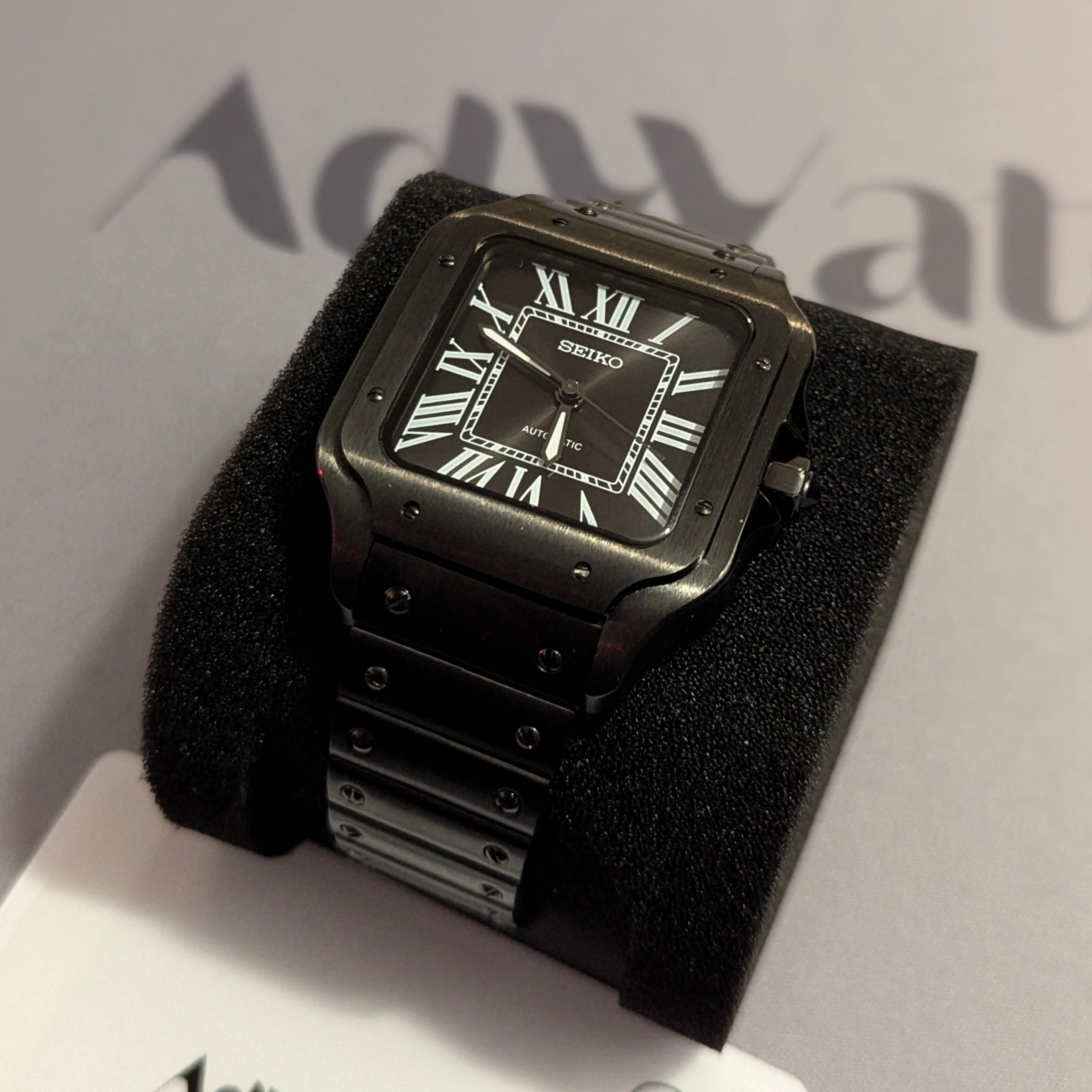 SEIKO MOD SANTOS | FULL BLACK