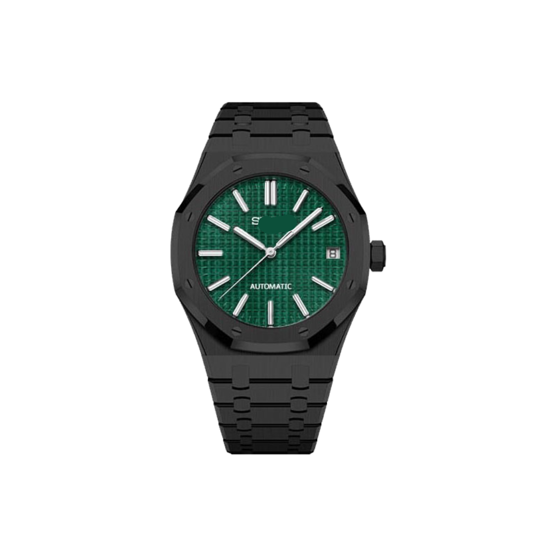 SEIKO MOD ROYAL OAK | BLACK AND GREEN