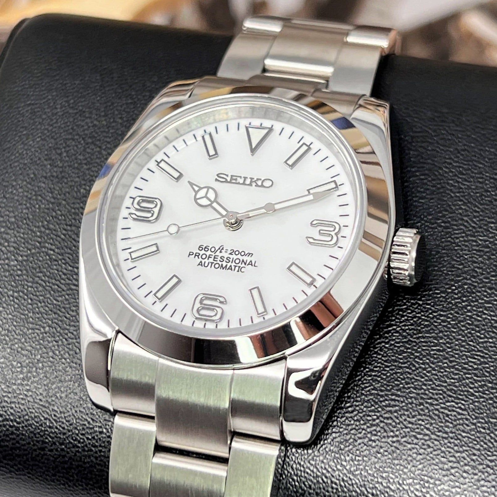 SEIKO MOD DATEJUST OYSTER | EXPLORE WHITE