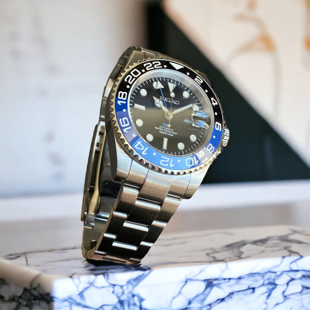 SEIKO MOD Submariner Batman