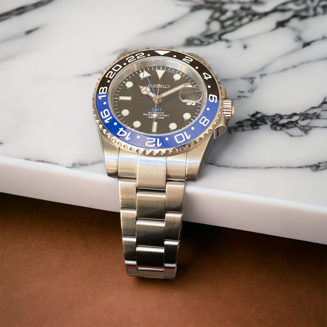 SEIKO MOD Submariner Batman