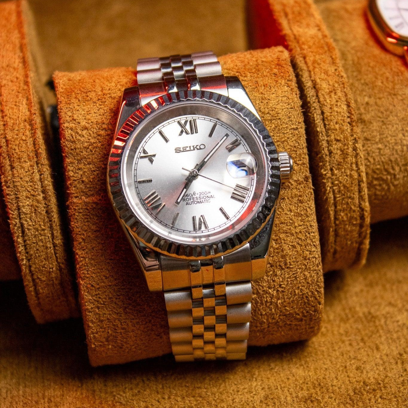 SEIKO MOD | DATEJUST | ROMAIN DIAL | WHITE