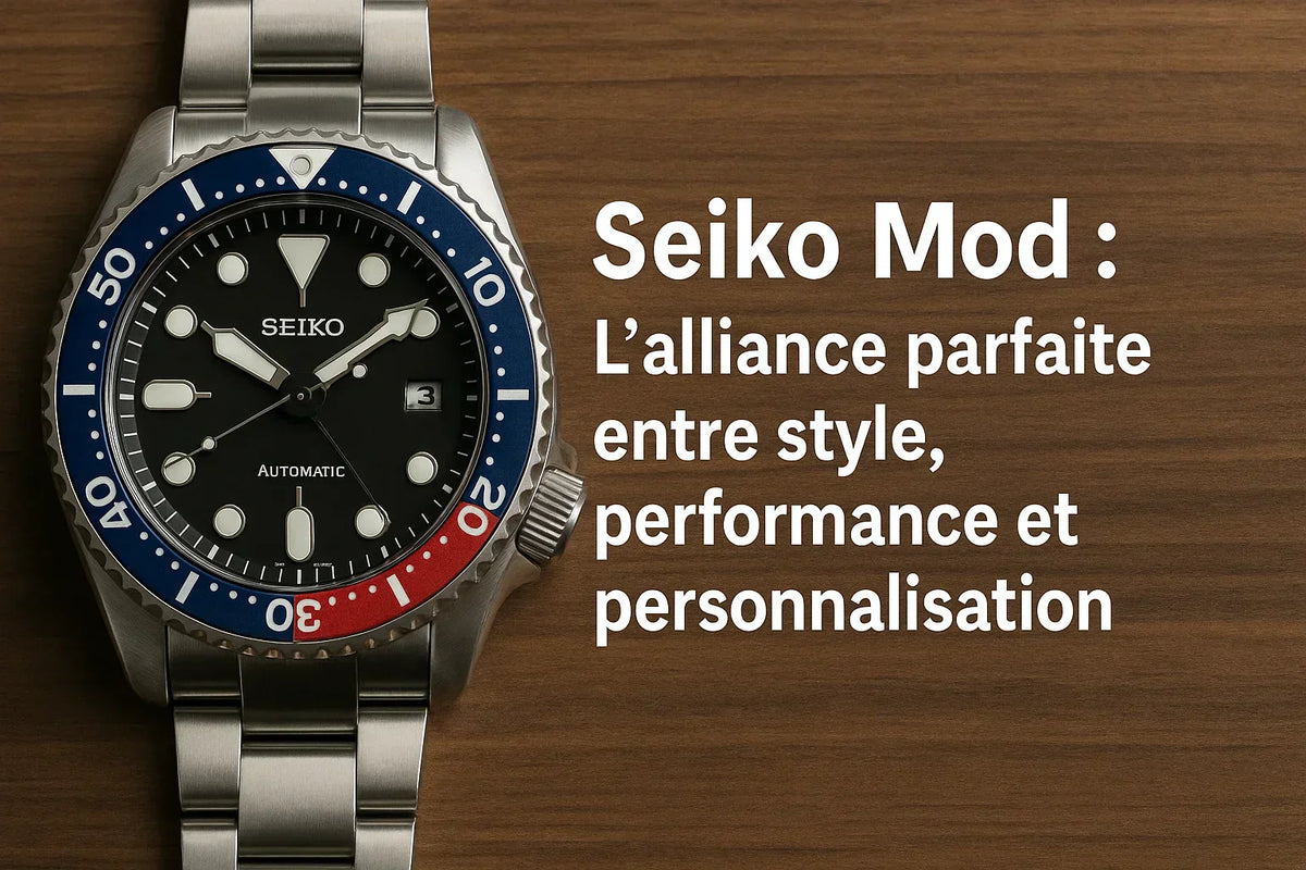 Seiko Mod : L’alliance parfaite entre style, performance et personnalisation