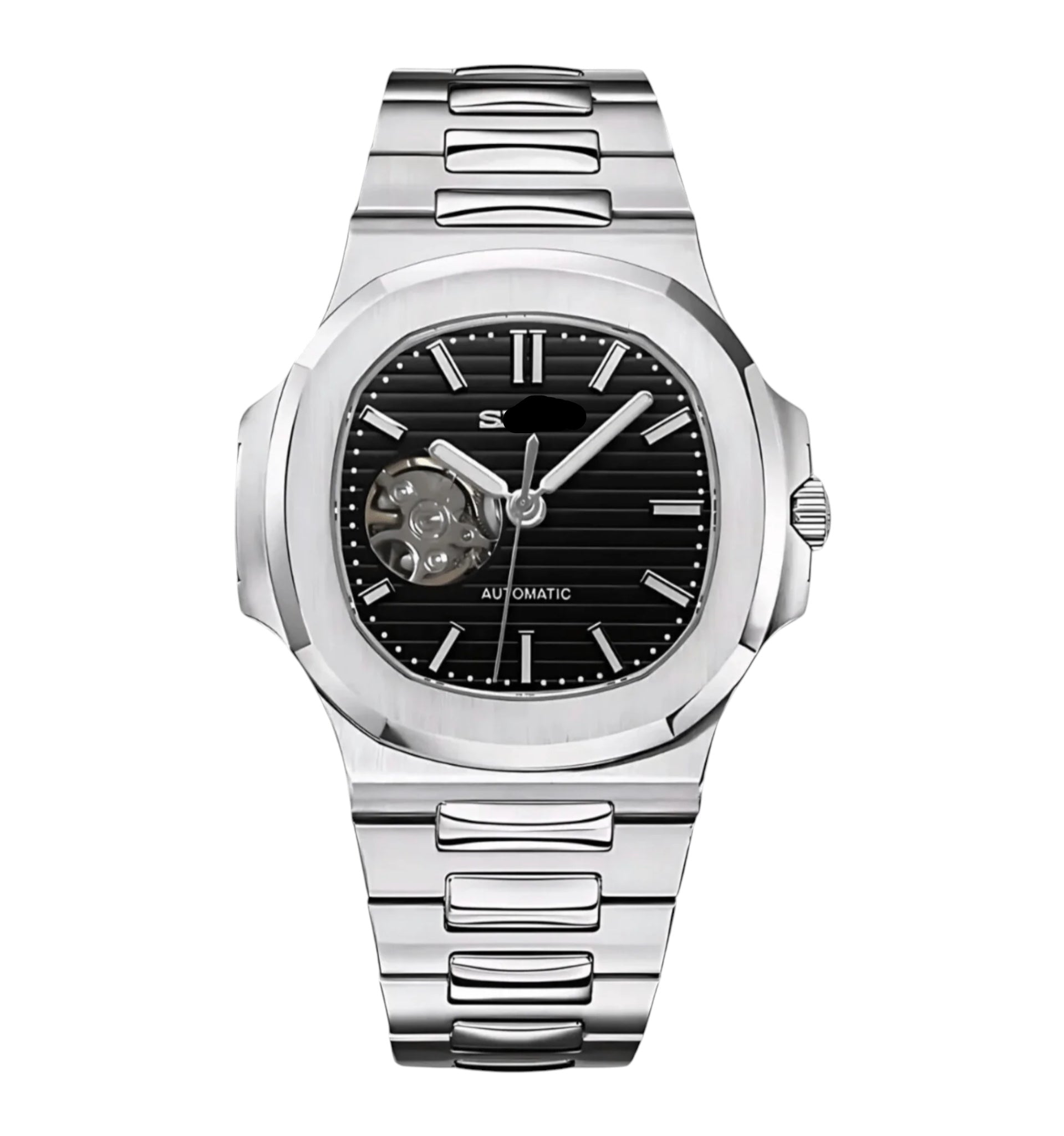 SEIKO MOD NAUTILUS | OPEN HEART BLACK