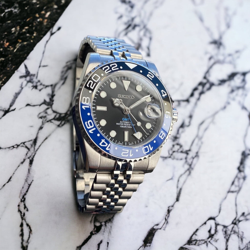 SEIKO MOD Submariner Batman