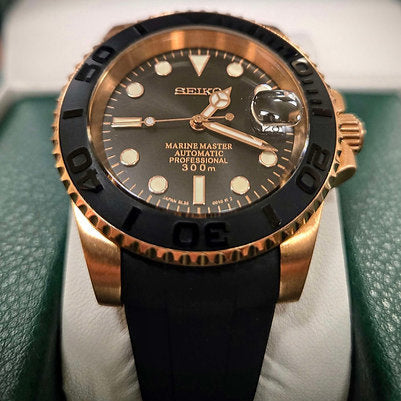 限定値下げ　SEIKO MOD ヨットマスタータイプ　k18YG SEIKO MOD YACHT | BLACK BRONZE – ADWATCH.CA