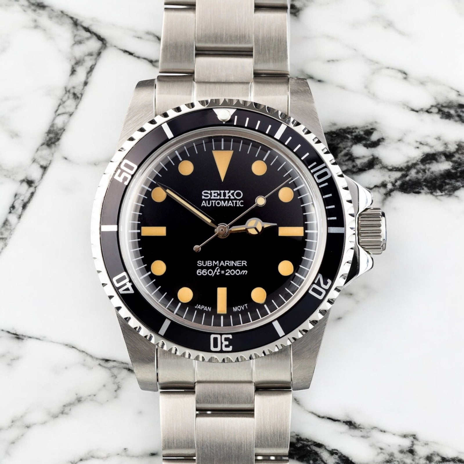 カスタム用 オマージュ COMEX Seiko Comex Homage - Comex and Rolex partnered up in the 1970s and