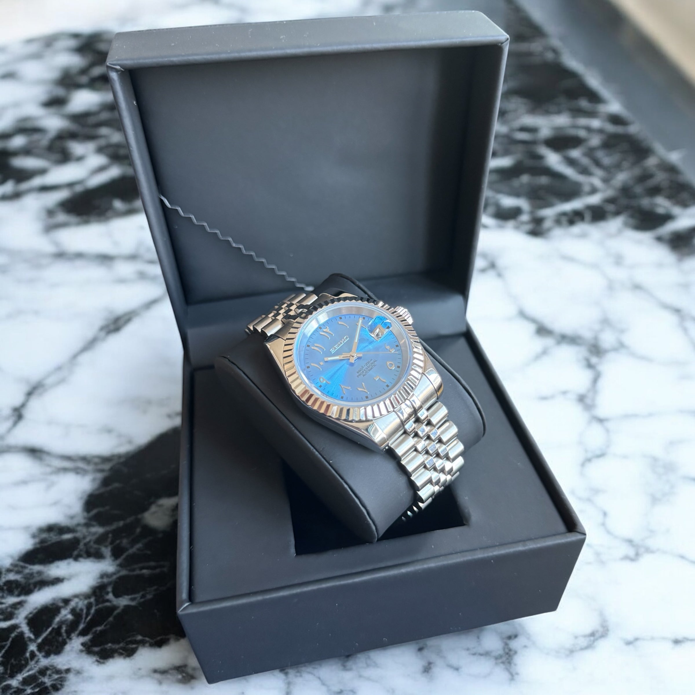 SEIKO MOD | DATEJUST | ARABIC DIAL | SKY BLUE