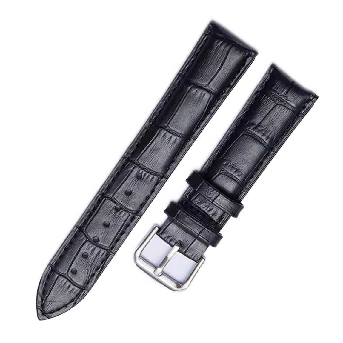 Bracelet Lumiere Classic Incurvé - Cuir Noir - Neuf - Taille Réelle