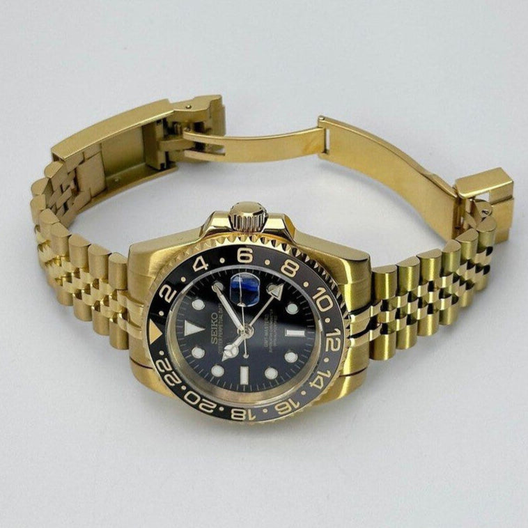 SEIKO MOD GMT | GOLD BRUCE WAYNE