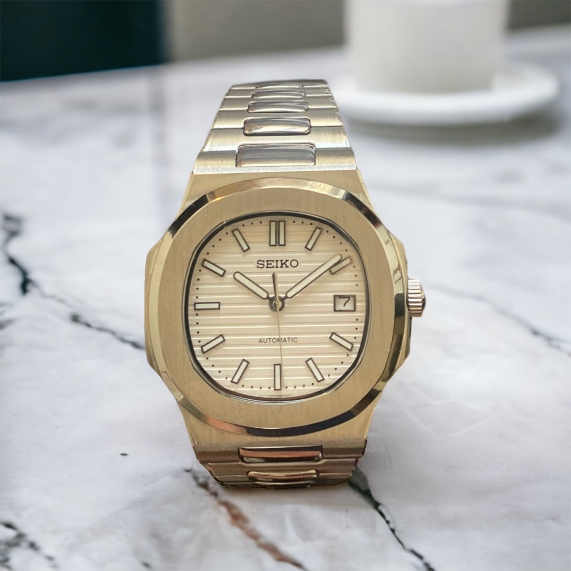 SEIKO MOD NAUTILUS | WHITE