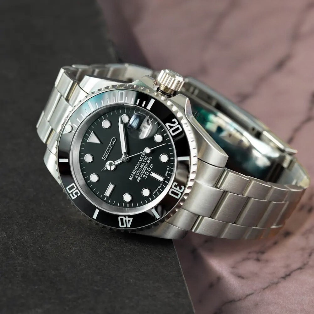 SEIKO MOD SUBMARINER BLACK