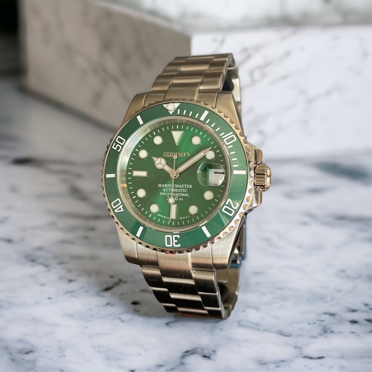 SEIKO MOD SUBMARINER | HULK – ADWATCH.CA