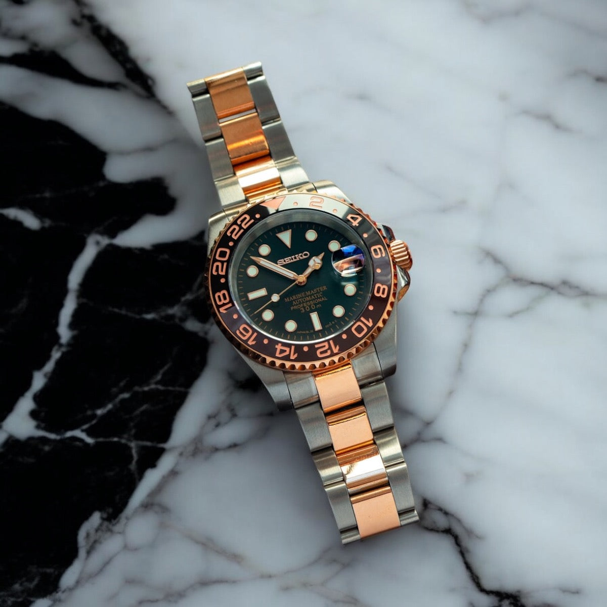 SEIKO MOD GMT | ROOTBEER – ADWATCH.CA