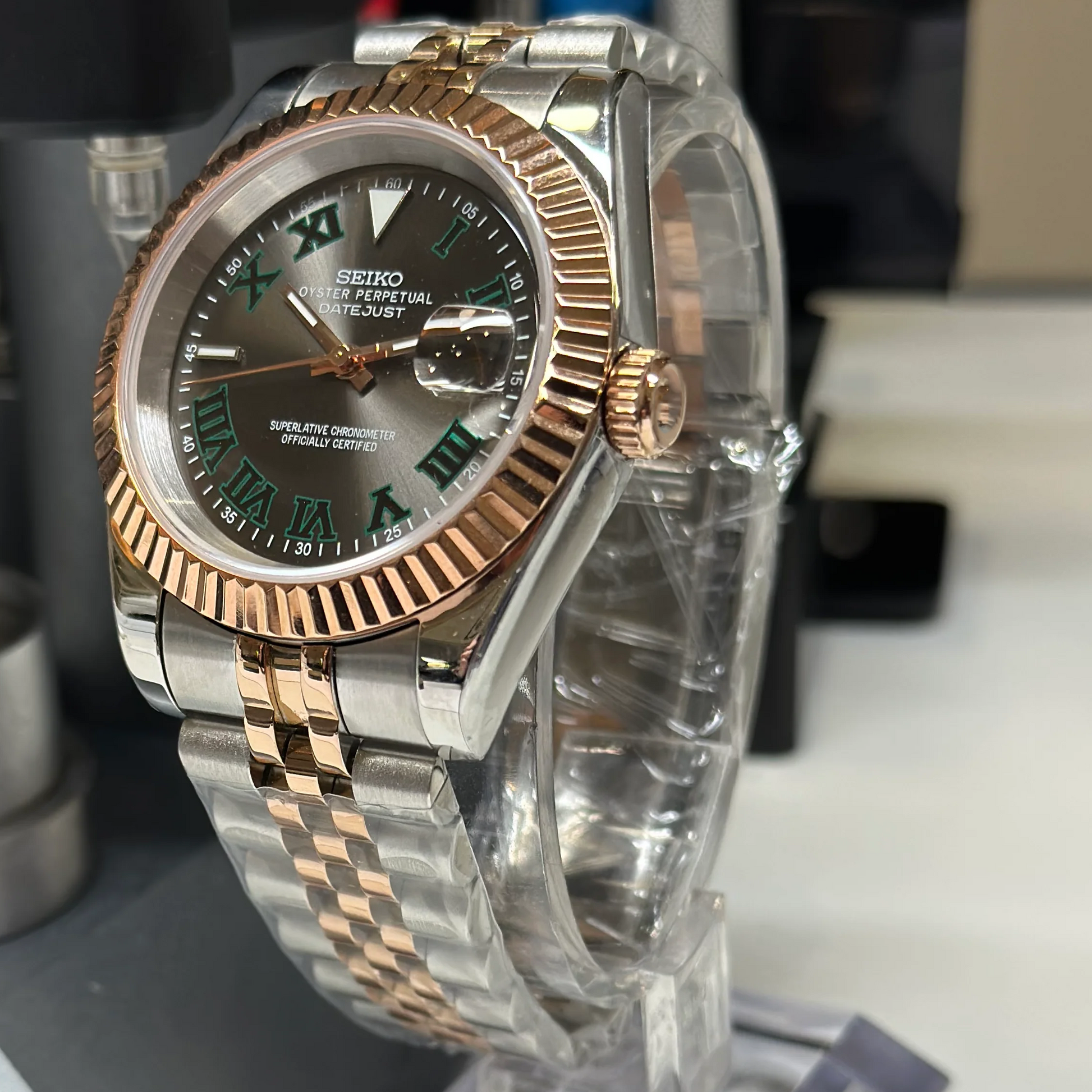 SEIKO MOD DATEJUST | WIMBLEDON