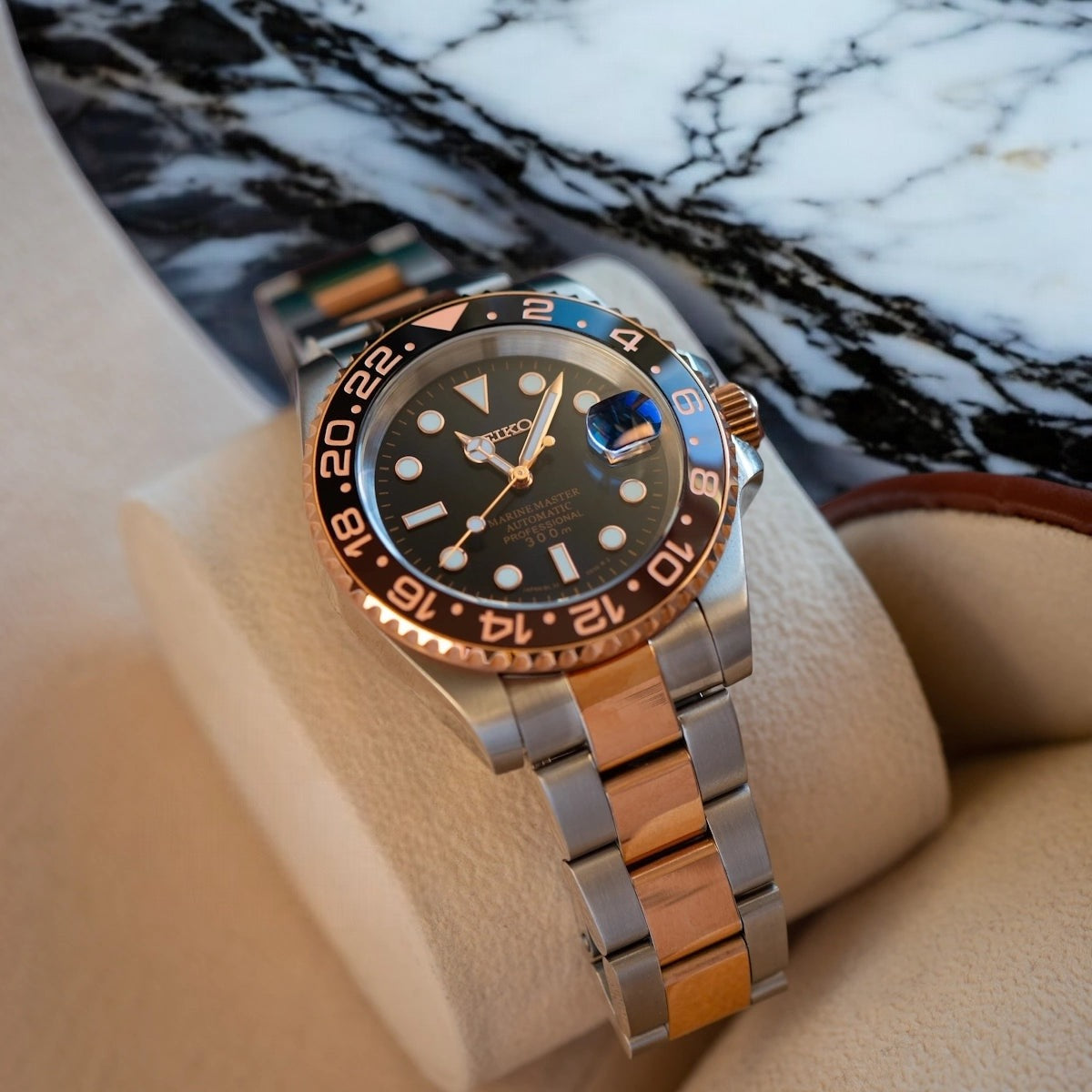 SEIKO MOD GMT | ROOTBEER – ADWATCH.CA