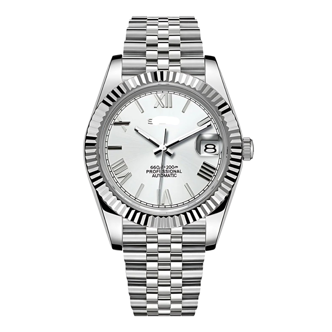 SEIKO MOD | DATEJUST | ROMAIN DIAL | WHITE