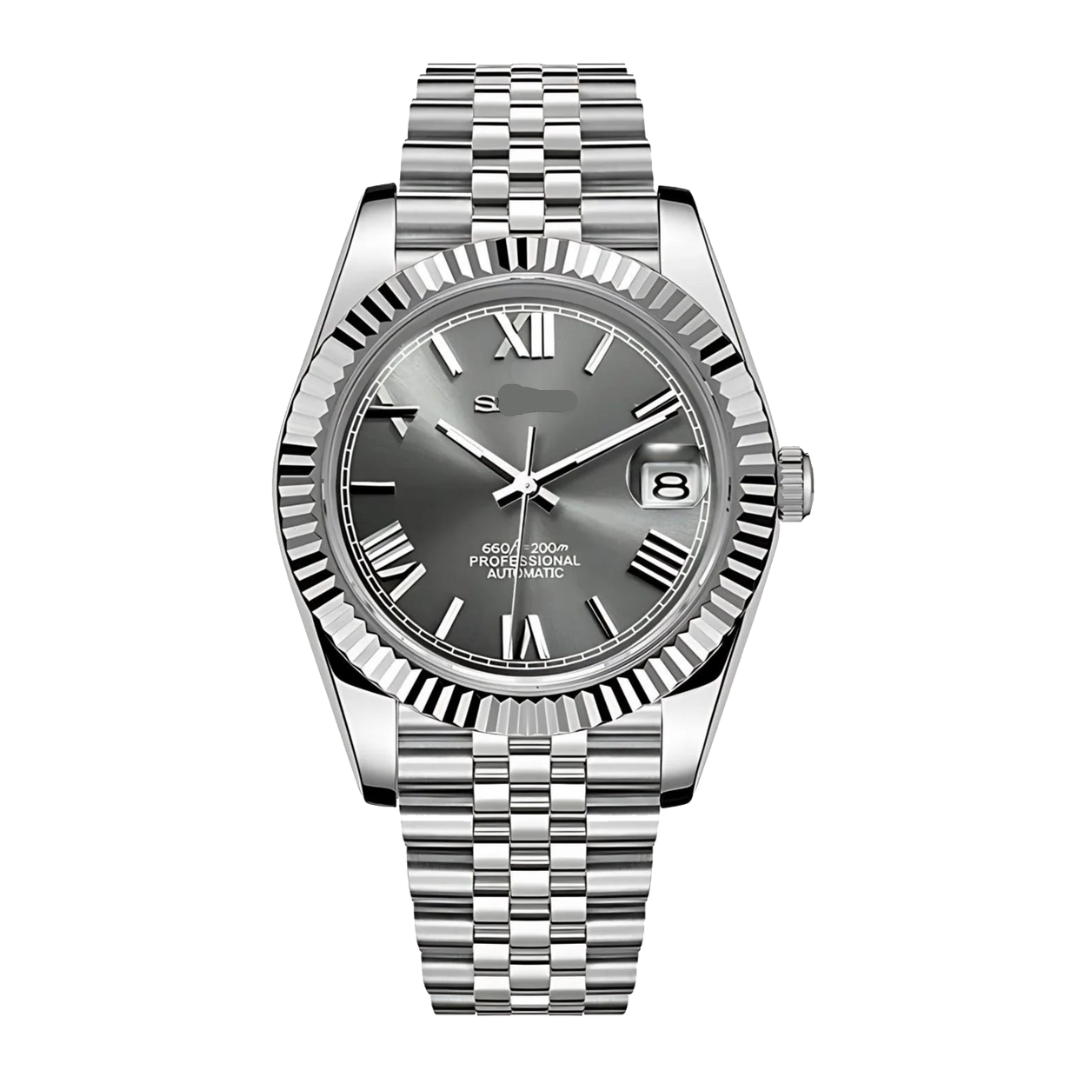 SEIKO MOD | DATEJUST | ROMAIN DIAL | GRAY