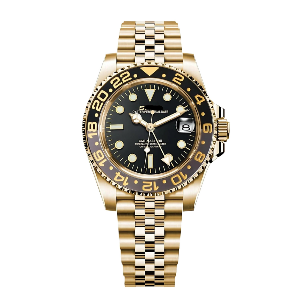 SEIKO MOD GMT | GOLD BRUCE WAYNE