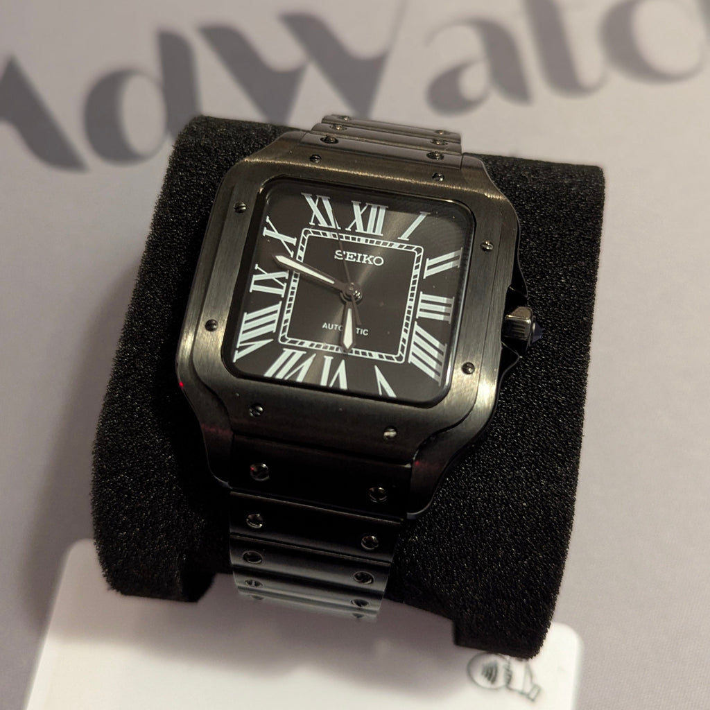 SEIKO MOD SANTOS | FULL BLACK