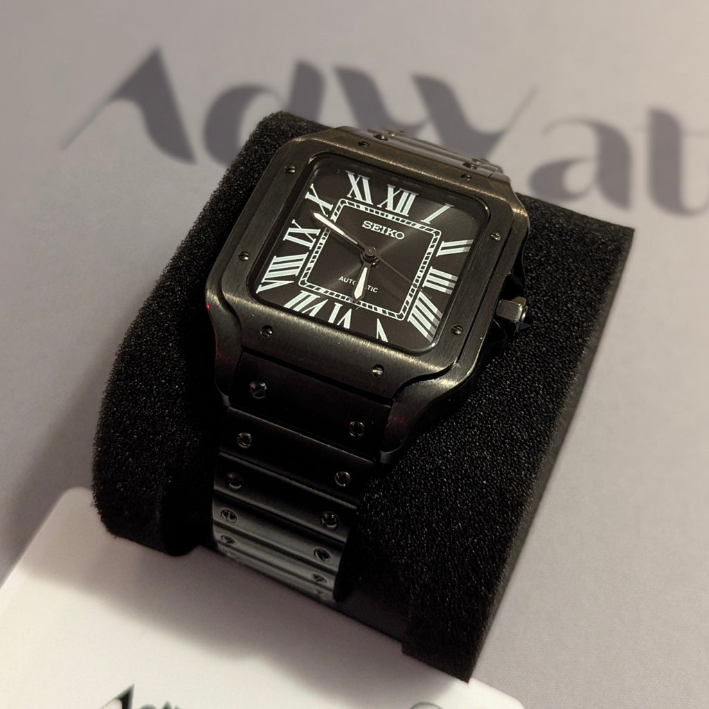 SEIKO MOD SANTOS | FULL BLACK
