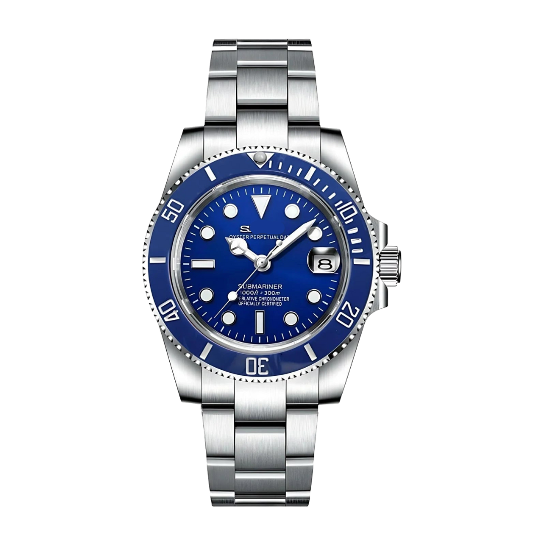 SEIKO MOD SUBMARINER | BLEU