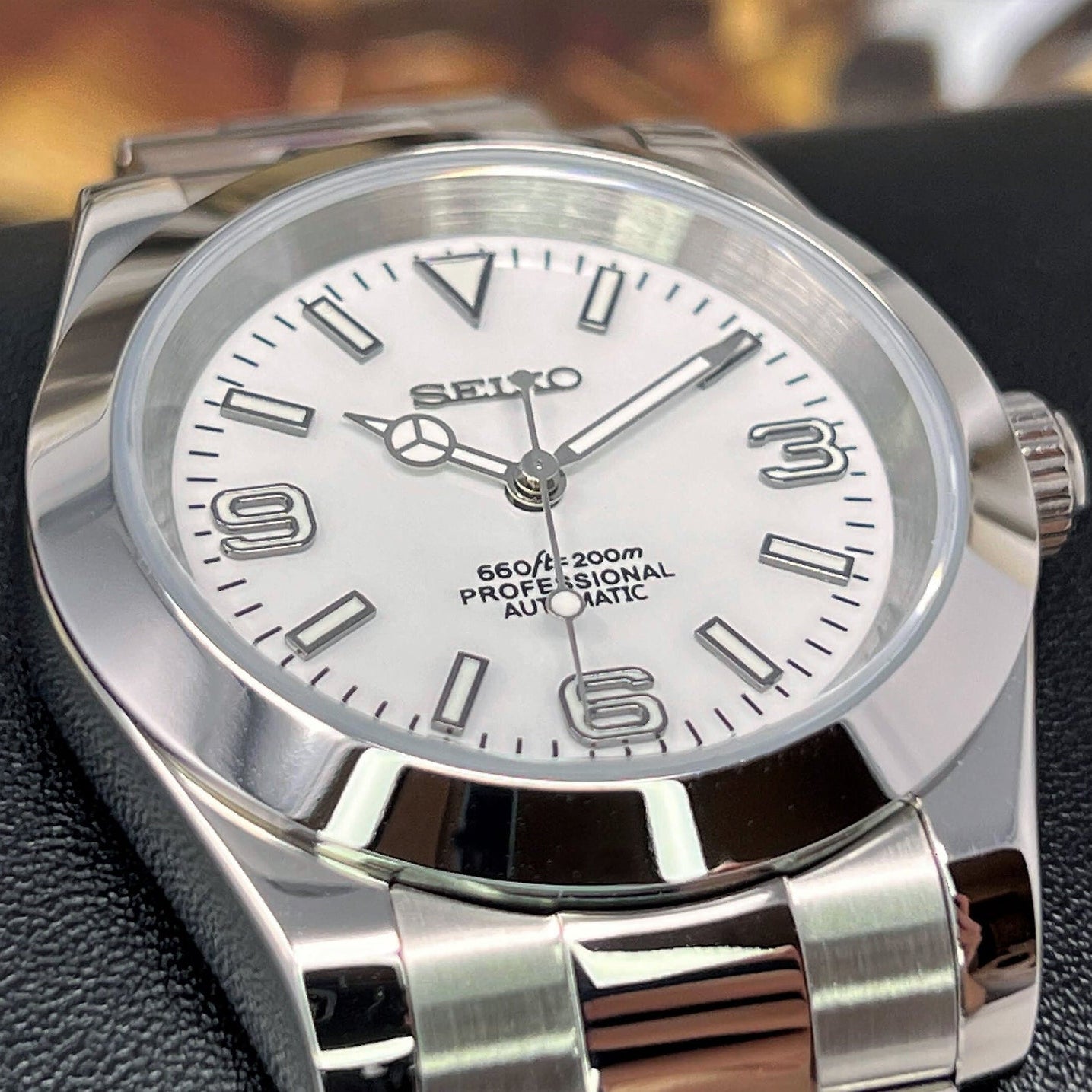SEIKO MOD DATEJUST OYSTER | EXPLORE WHITE
