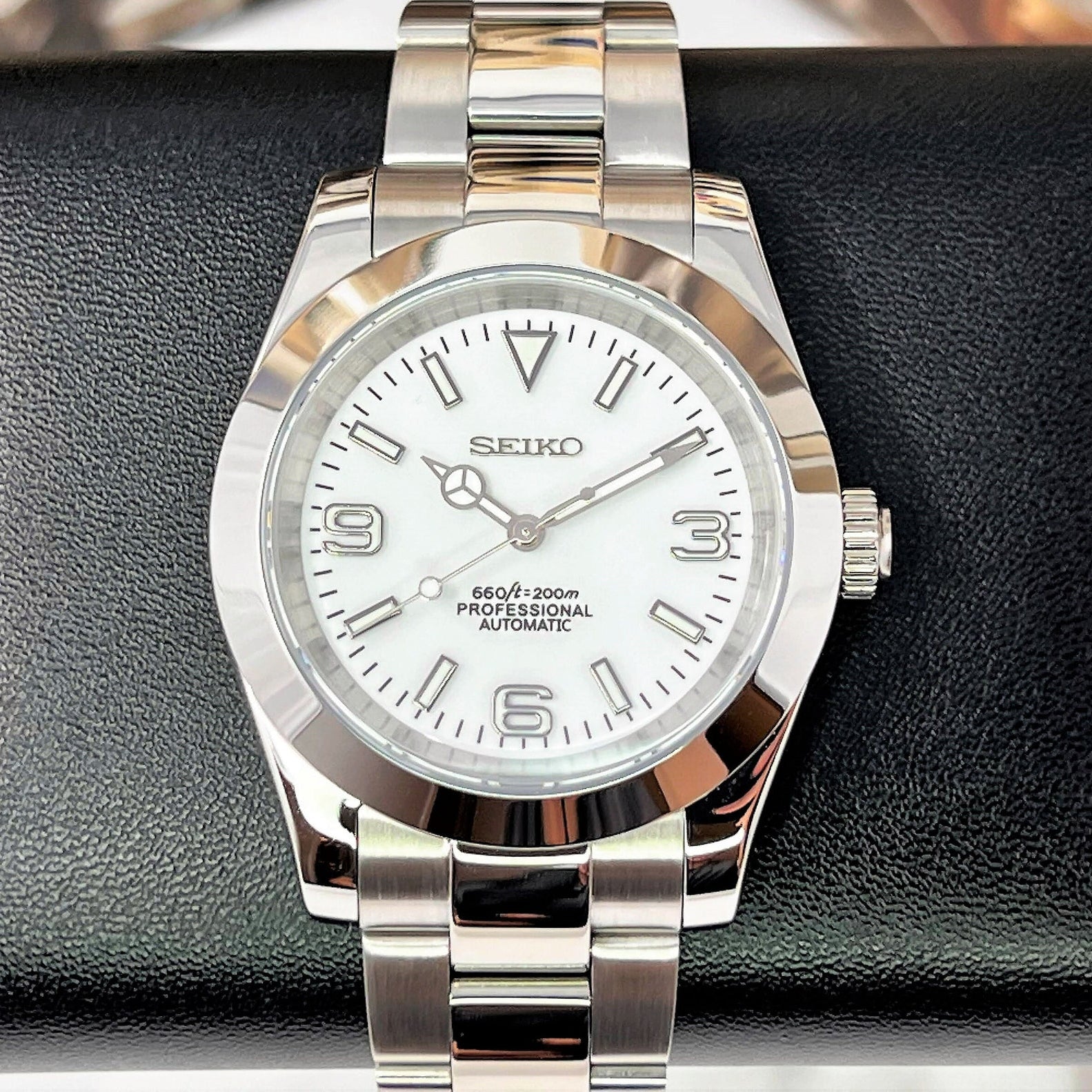 SEIKO MOD DATEJUST OYSTER | EXPLORE WHITE