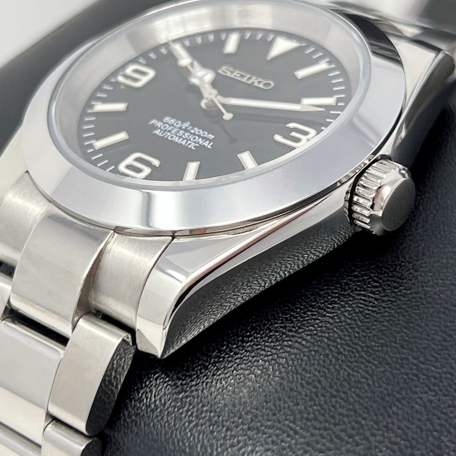 SEIKO MOD DATEJUST OYSTER | EXPLORE BLACK