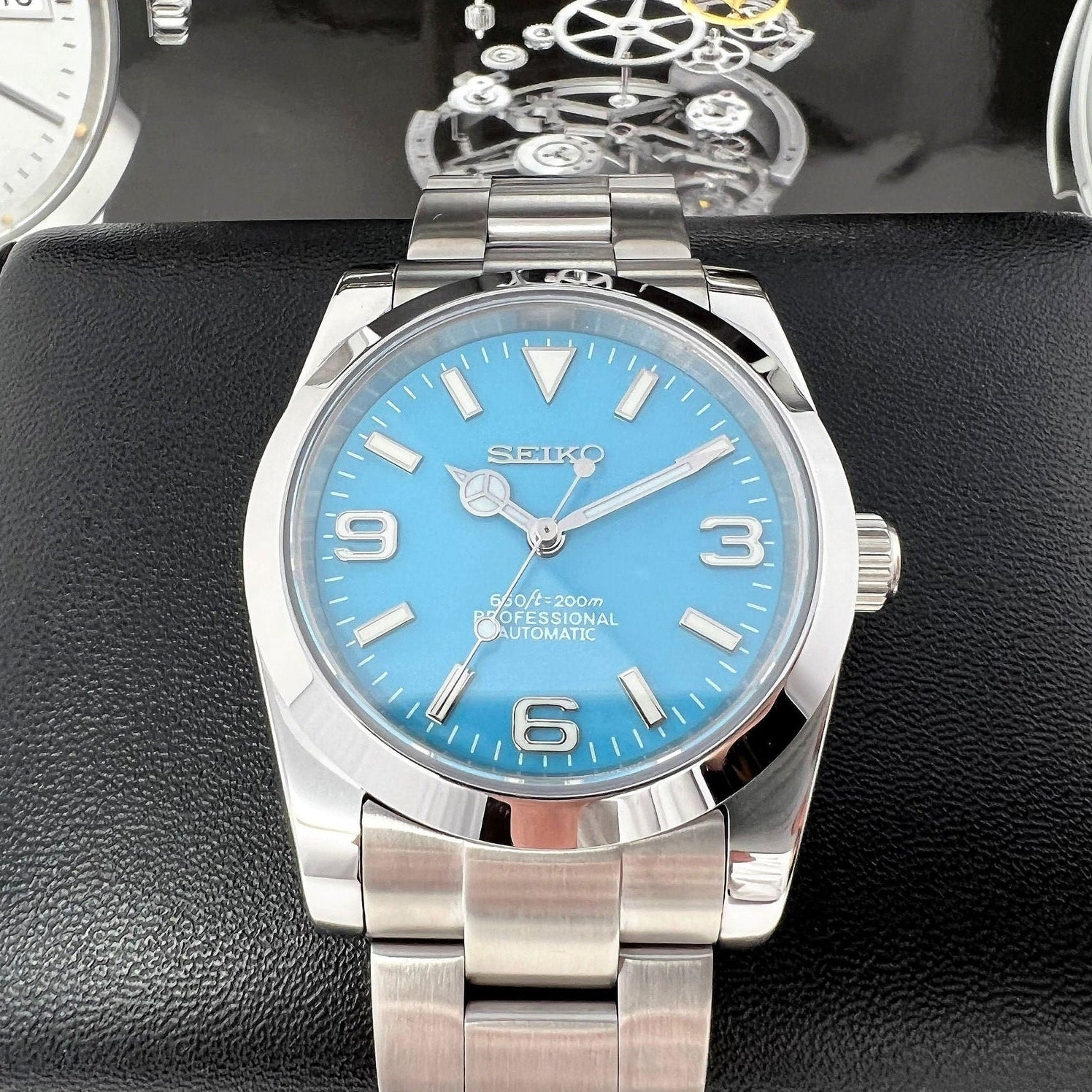 SEIKO MOD DATEJUST OYSTER | EXPLORE BLUE